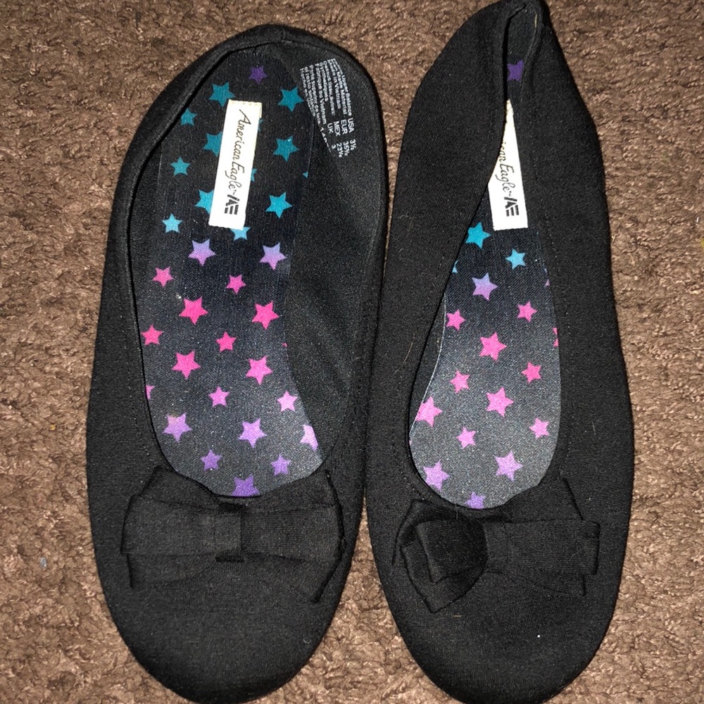 Black flats